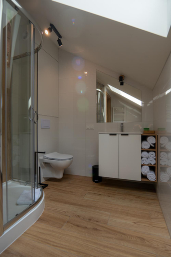 Bathroom 4, Willa i Wzgorze Jerrego Apartamenty i pokoje z widokiem na gory, Bielsko