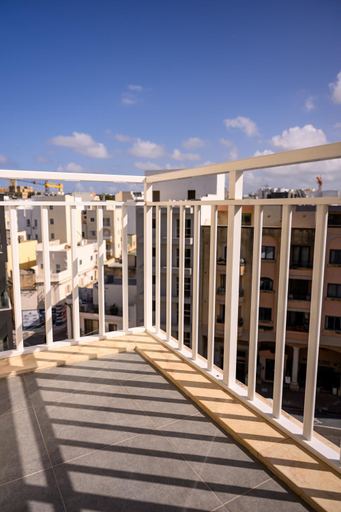 Balcony/terrace, F11 Room 1, Private double room with private bathroom in shared Flat