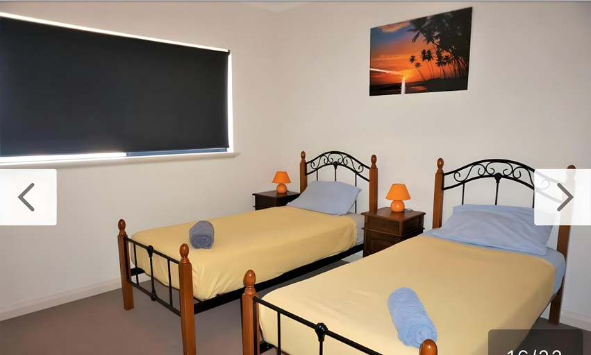 Bedroom 2, the Ningaloo breeze villa 2/10, Exmouth