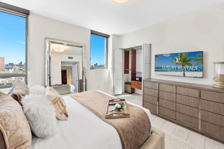 Bedroom 1, Oceanview Private Condo at The Setai -2604, Miami-Dade