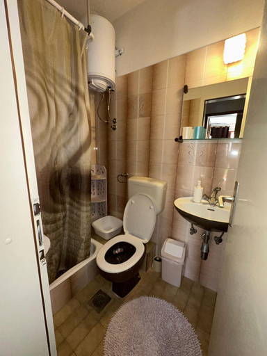 Bathroom 3, Apartment House Aria, Baška Voda