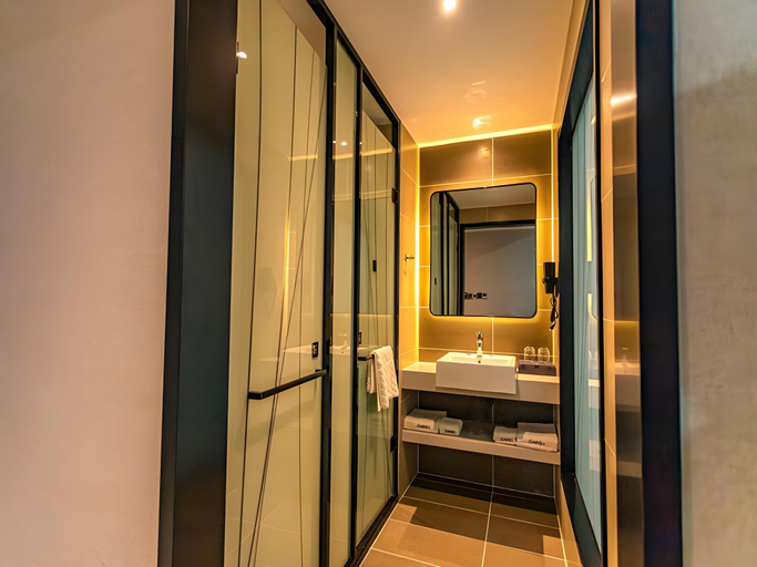 Bathroom 3, UP AND IN Hotel Jiangsu Xuzhou Quanshan District People's Square Metro Station, Xuzhou
