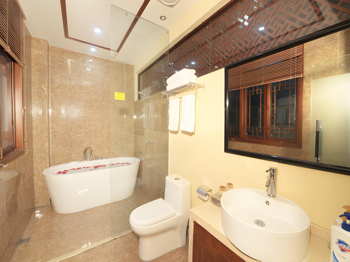 Bathroom 3, Alley Mountain View Garden Hotel, Guilin