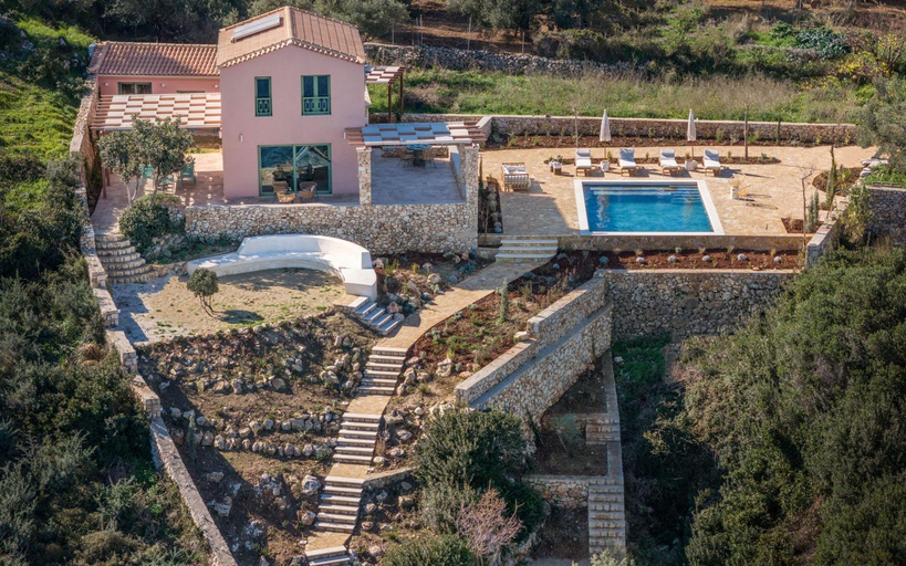 Exterior view, Evilia Beach Villa with Private Pool, Ionian Islands