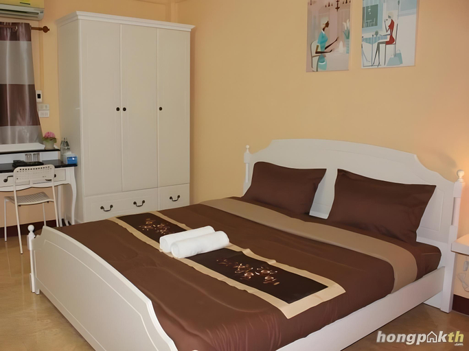 Bedroom, Navavilla Serviced Apartment, Khlong Luang