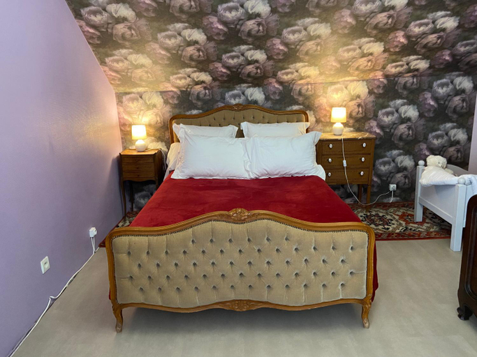 Bedroom, Villa Christine Chambre Rose, Loir-et-Cher