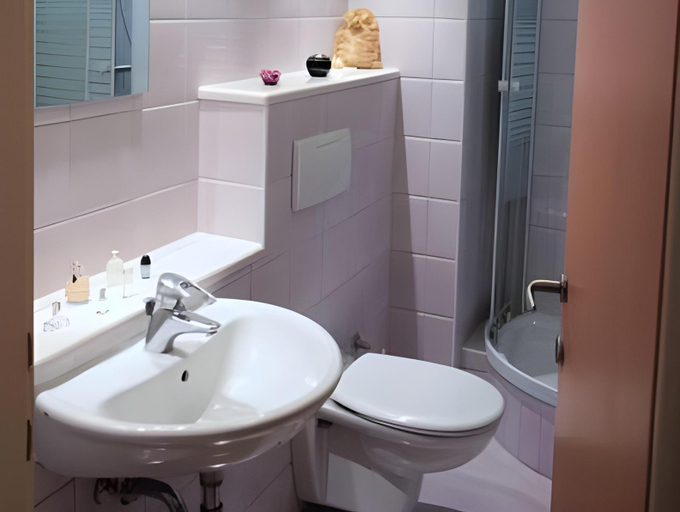 Bathroom 4, Aparthotel Park Osejava, Makarska