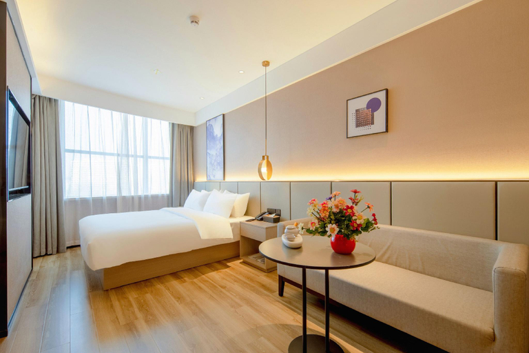 Bedroom 2, Starway Hotel Jining Jiaxiang Hongshan Road, Jining