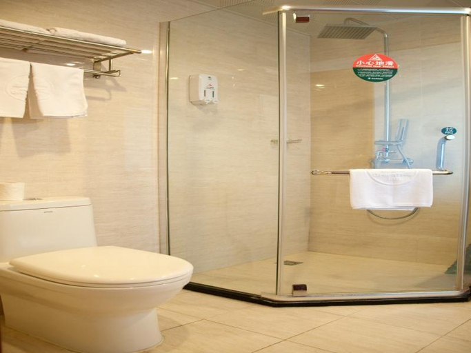 Bathroom 4, Greentree Inn Xuancheng South Zhaoting Road Busine, Xuancheng