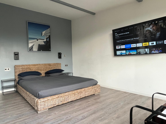 Bedroom 2, Studio Luxe + jardin et terrasse, Val-d'Oise