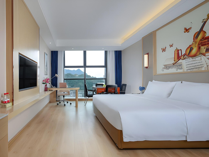 Bedroom 2, Vienna Hotel Zhejiang Wenzhou Yongjia Wanchao Square, Wenzhou