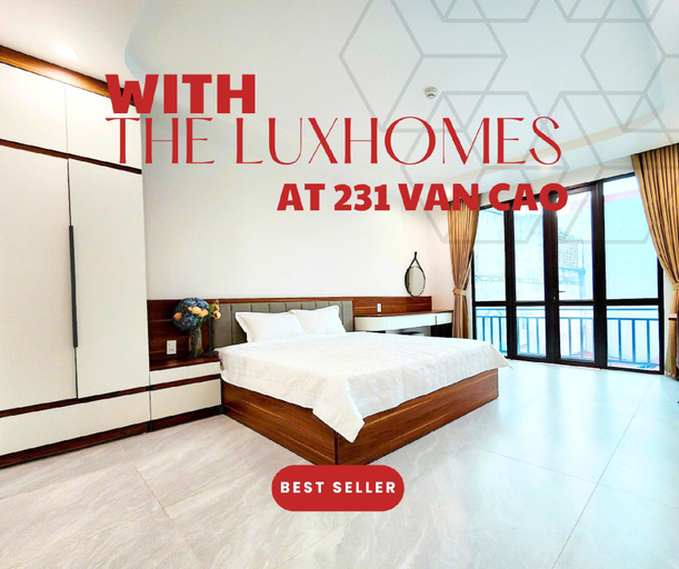 Bedroom 2, The LuxHomes Apartment - 231 Văn Cao, Hải An