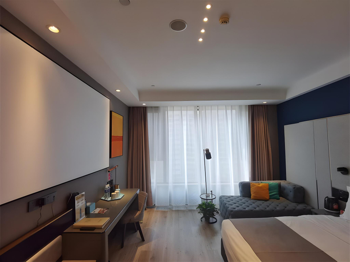 Bedroom 2, LANOU Hotel Henan Luoyang Wanda Plaza Wangfujing, Luoyang
