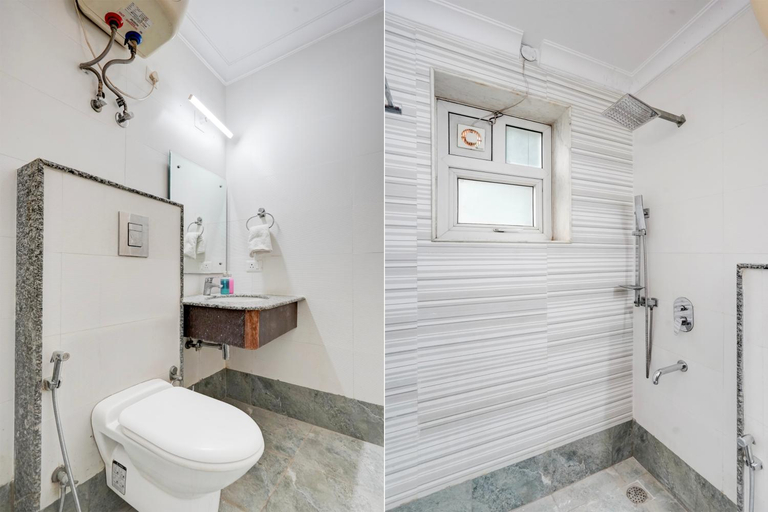 Bathroom 4, The Byke Express - Medicity Near Medanta Hospital - Pan India Pure Veg Hotel Chain, Gurgaon