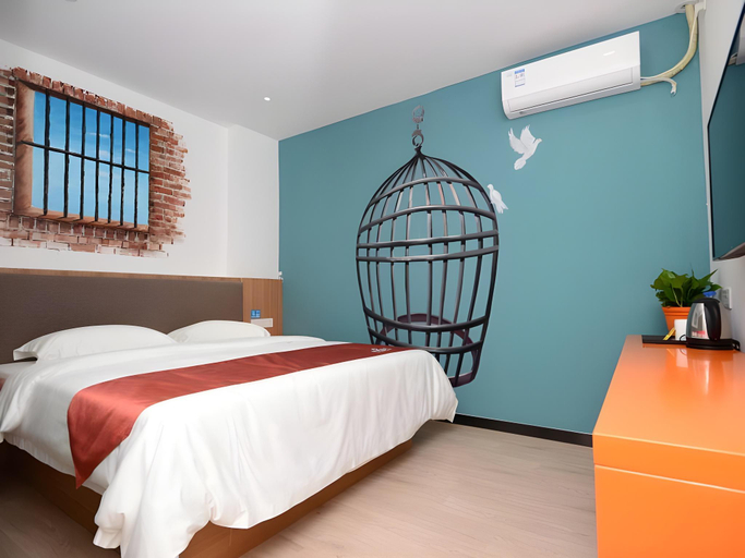 Bedroom 2, Shell Zhengzhou North Third Ring University Science and Technology Park  Hotel, Zhengzhou