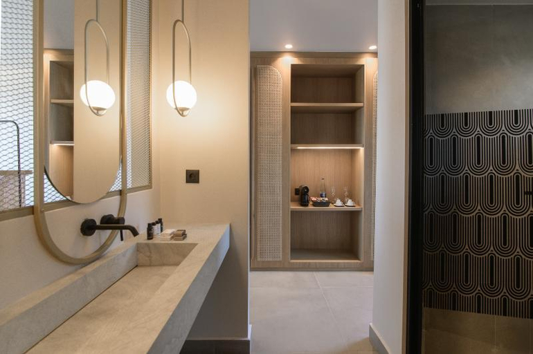 Bathroom 5, Castello Boutique Suites By The Sea, Crete