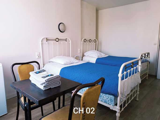 Bedroom 2, Hotel Le Fontenoy, Seine-et-Marne