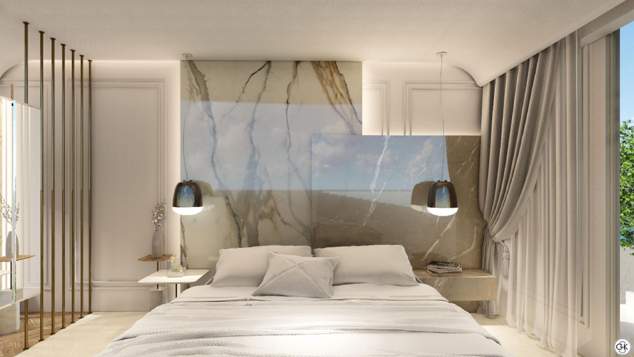 Bedroom, Philia Center Suites, South Aegean