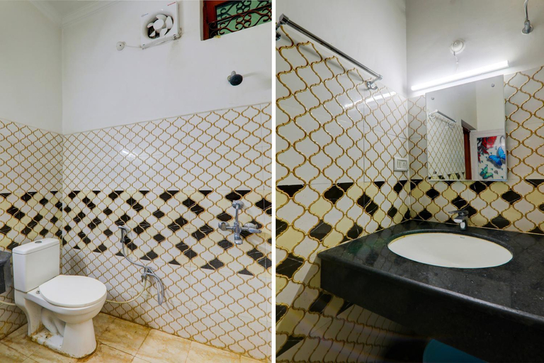 Bathroom 4, Hotel O Elibrista, Meerut