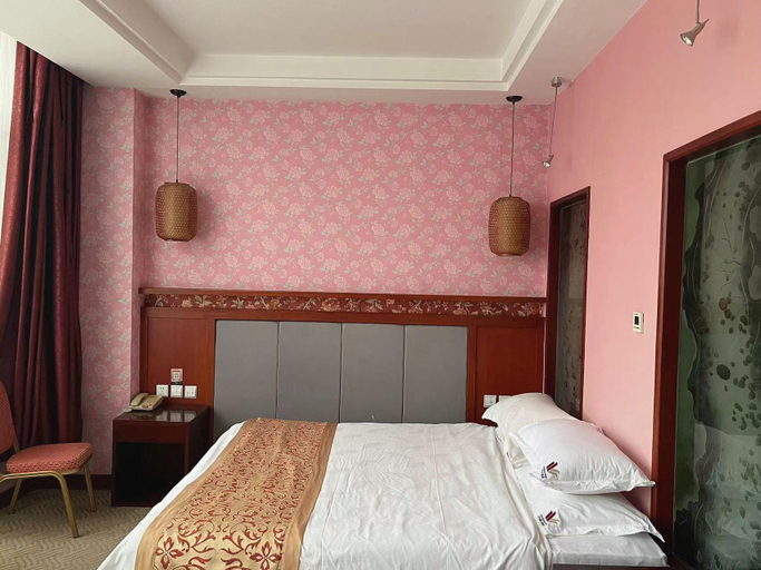 Bedroom 2, Wan Xing Long Hotel, Ordos