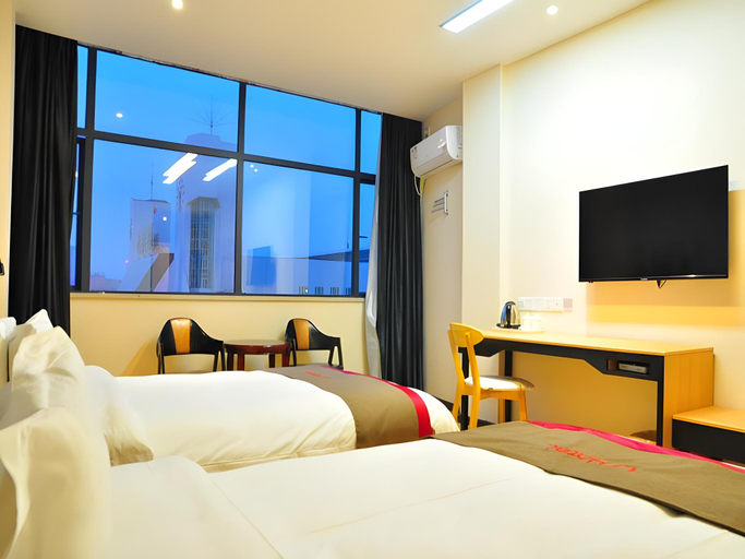 Bedroom 5, Thank Hotel Jiangxi Jiujiang Lianxi District Railway Station Square, Jiujiang