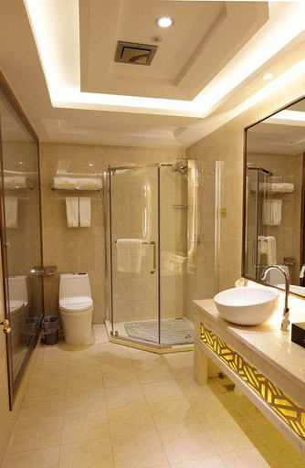 Bathroom 3, Ding He International Hotel, Zhangye