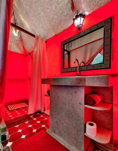 Bathroom 3, Luxury Sahara Camp, Errachidia