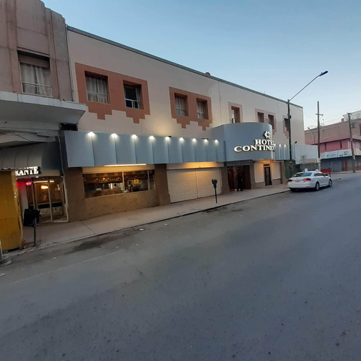 Front of property, HOTEL CONTINENTAL, Juárez