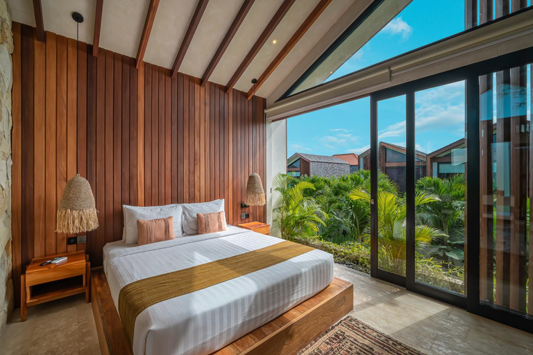 Bedroom 5, Villa Naoki - 1BR Architectural Gem In Canggu, Badung
