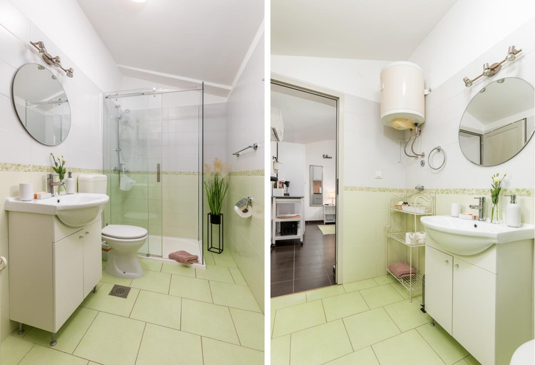 Bathroom 1, Funcic Apartments 2 app, Pula