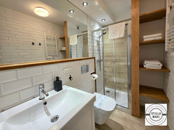 Bathroom 3, Apartamenty Stella Mare - 365PAM, Kołobrzeg