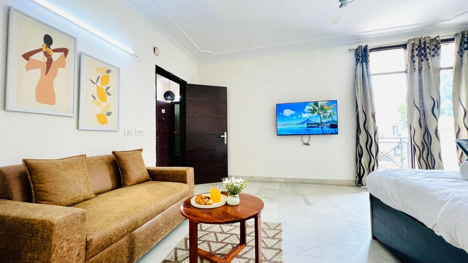 Bedroom, Olive Serviced Apartments - Defence Colony, Delhi