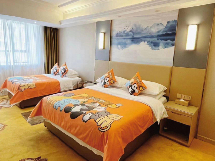 Bedroom 2, Vienna Hotel Xuzhou Junsheng Plaza Benteng Avenue Metro Station, Xuzhou