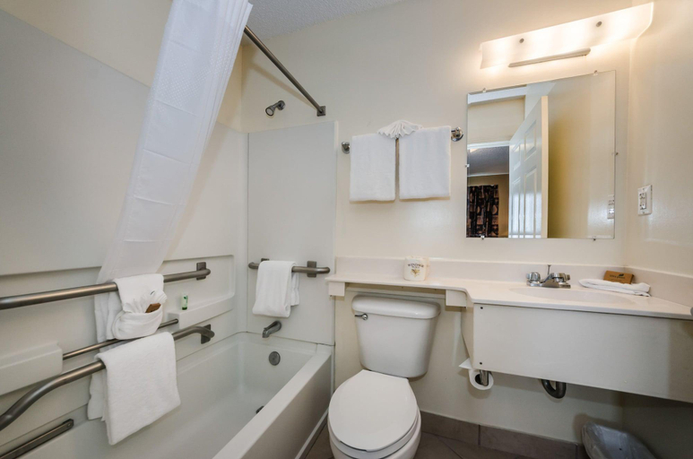Bathroom 5, Suburban Extended Stay Hotel Clearwater, Pinellas