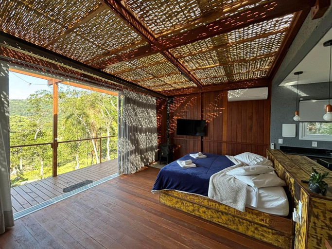 Bedroom 2, Casas de Vidro - Hospedar com Proposito, Florianopolis