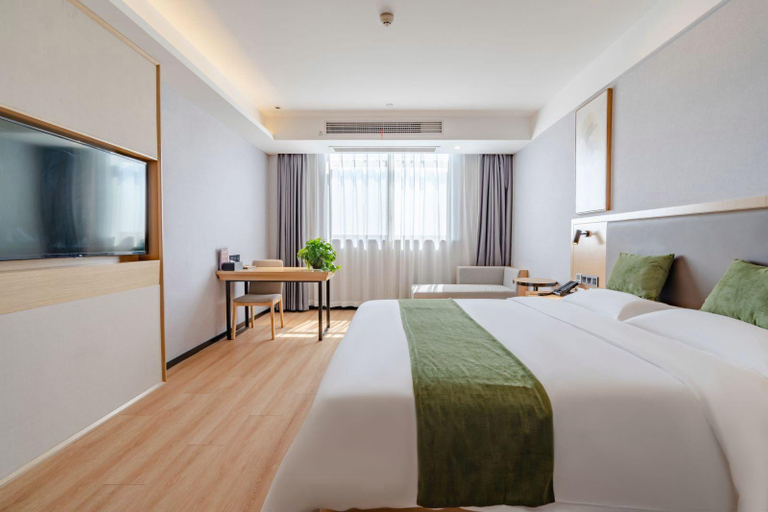 Bedroom 2, Green Tree Inn Anhui Suzhou Evergrande, Suzhou