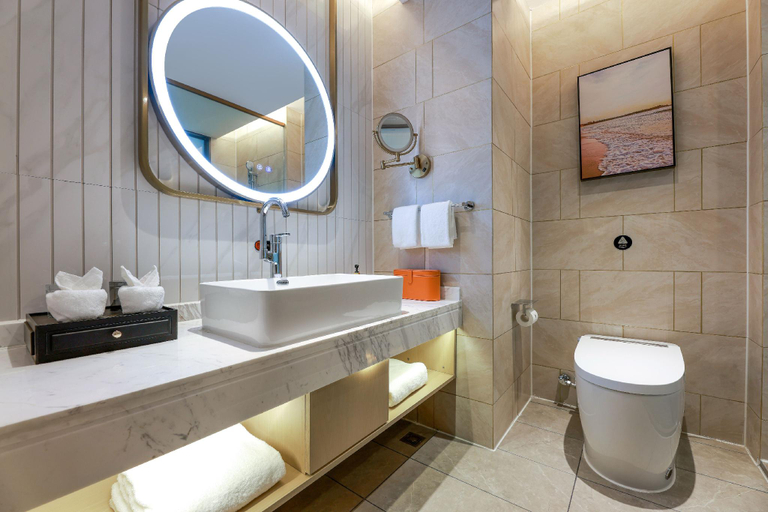 Bathroom, Vienna International Hotel Linqu Wanda Plaza, Weifang