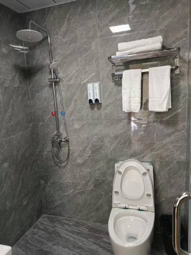 Bathroom 3, Shell Hotel Liuan Jinan District Gaocheng Road Zhongzhou, Lu'an