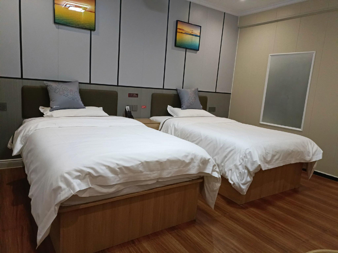 Bedroom 2, Jun Light Hotel Jiangxi Jiujiang Yongxiu County Dongyong Mall, Jiujiang