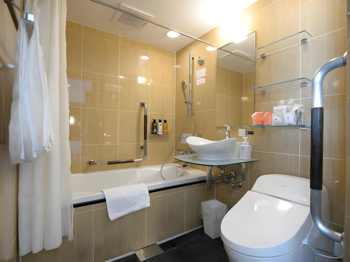 Bathroom 4, APA Hotel Tsukuba Bampaku Kinenkoen Ekimae, Tsukuba