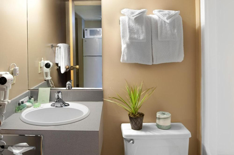 Bathroom, Maligne Lodge, Division No. 15