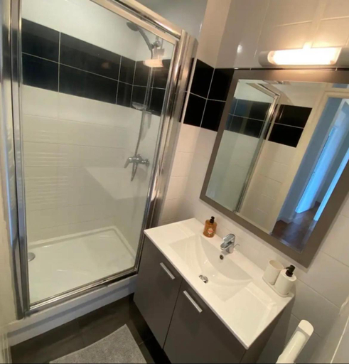 Bathroom 2, Appartement spacieux avec balcon et parking, Finistère