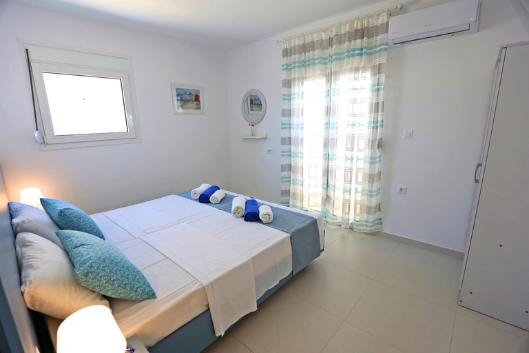 Bedroom 3, XENOS VILLA 7 with a private pool near the sea, South Aegean
