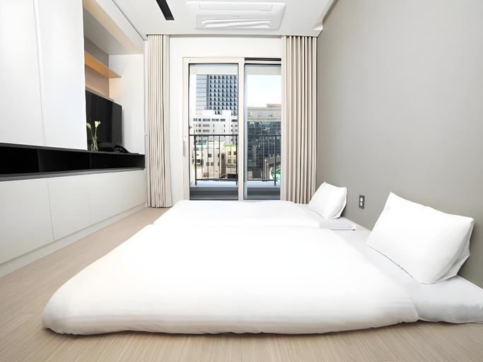 Bedroom, World State Residence, Goseong