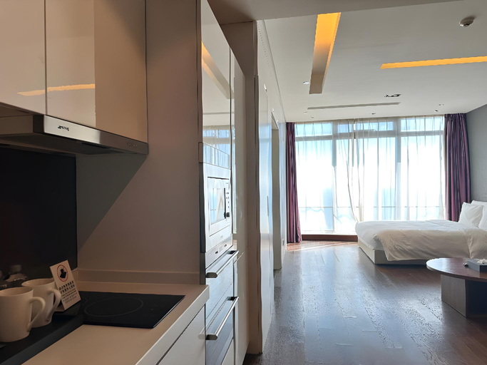 Bedroom 2, Grand Madison Qingdao Harbour-view Central（Former Qingdao Farglory Hotel）, Qingdao