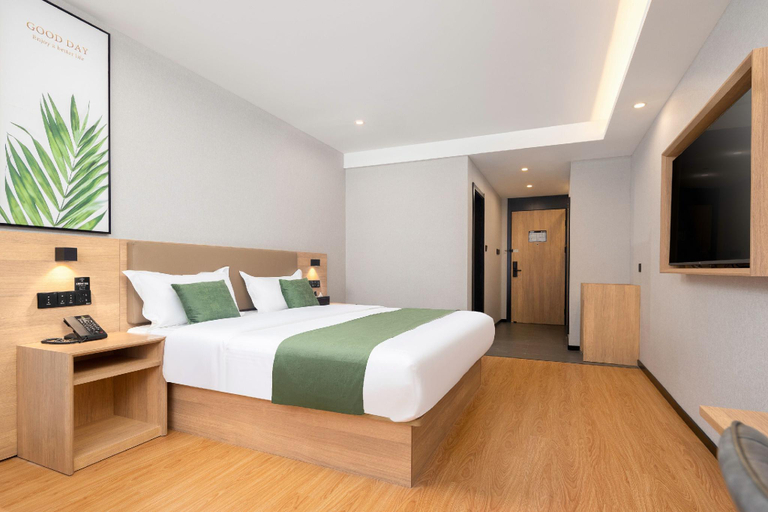 Bedroom 2, Green Tree Inn Hainan Changjiang Avenue Zhixuan, Hainan