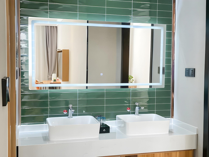 Bathroom 5, GreenTree Inn Express Guannan County Xinwan Bei Road, Lianyungang