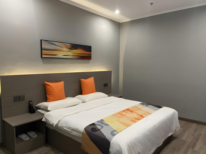 Bedroom 2, Shell Hotel Yancheng Binhai County Renmin Nan Road, Yancheng