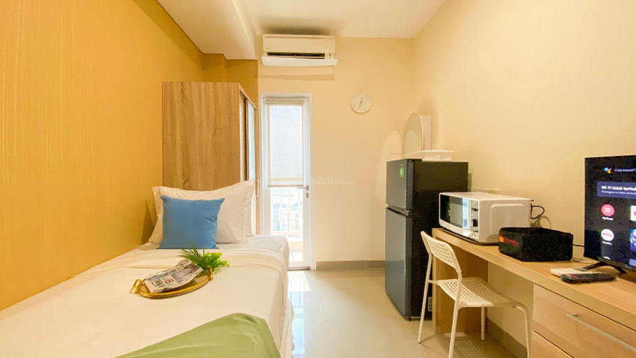 Bedroom, Minimalist Compact Studio B Residence By Travelio, South Tangerang
