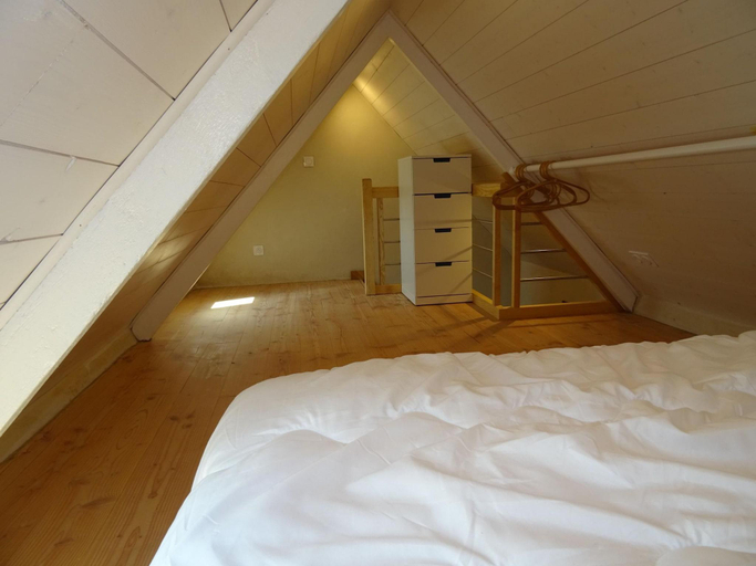 Bedroom, Port-Blanc Beach Cottage in Plougasnou, Finistère